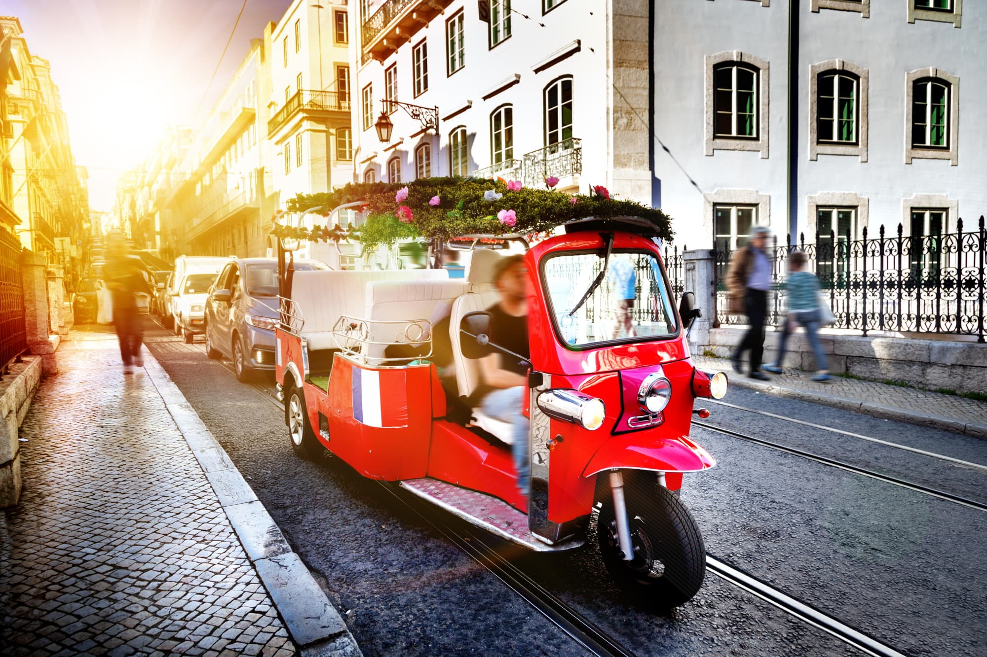 Discover Lisbon in a vintage Tuk Tuk