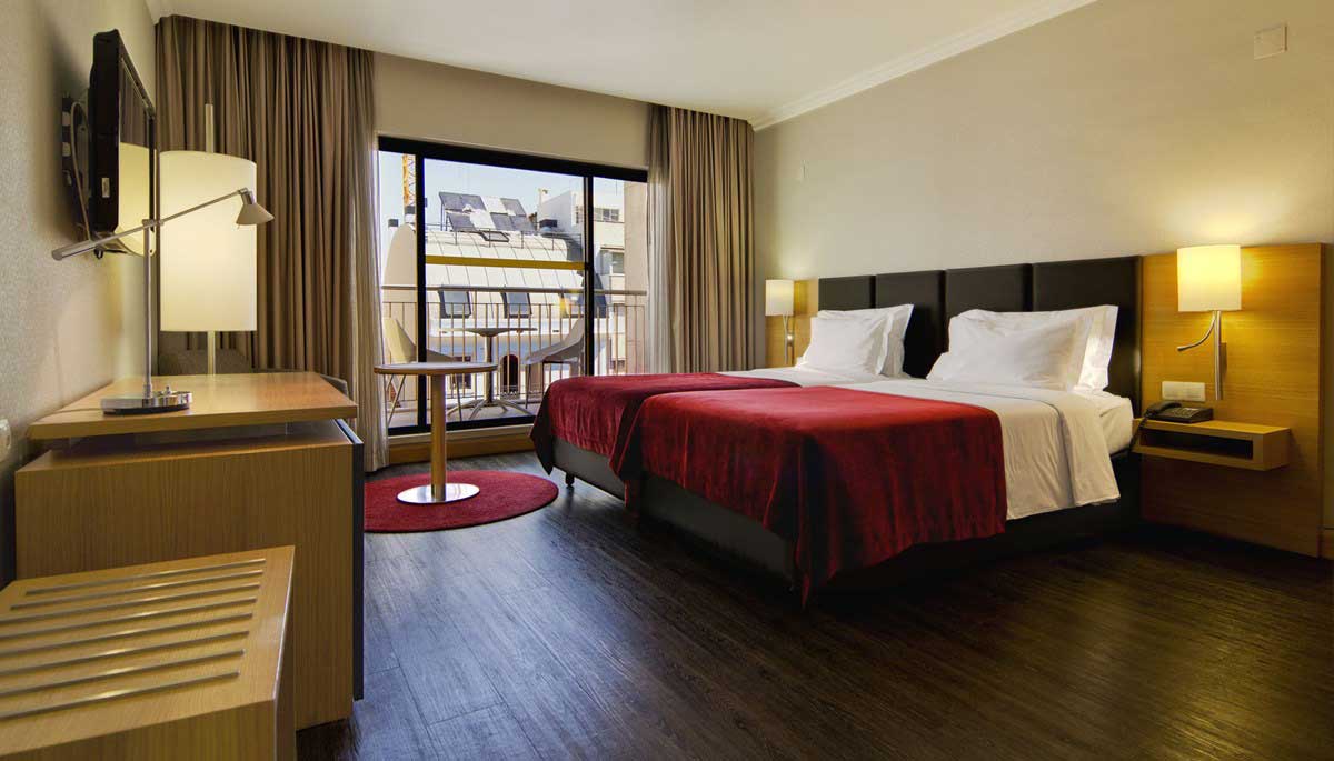 Chambre double ou twin avec balcon